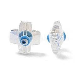 Прозрачные стеклянные бусины&nbsp;GLAA-F121-09E