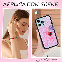 100шт 2 цвета непрозрачные акриловые бусины&nbsp;MACR-TA0002-52