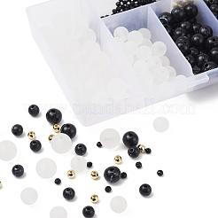 Набор для изготовления браслетов из круглых бусин своими руками&nbsp;DIY-YW0004-32