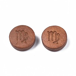 Деревянные бусины с лазерной гравировкой WOOD-S053-53E