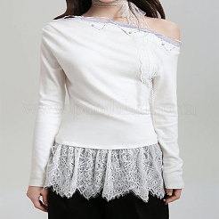 2.5 ярд полиэфирной цветочной кружевной ленты&nbsp;OCOR-LP0003-65