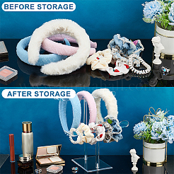 Т-образные органайзеры из акриловой повязки на голову ODIS-WH0001-37