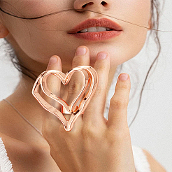 1 шт. регулируемые манжетные кольца из сплава&nbsp;RJEW-LP0005-04