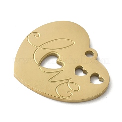 Подвески из нержавеющей стали 304 с ажурной отделкой&nbsp;LS-STAS-E501-07G