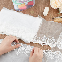 5 ярд молочного волокна марля вышивка кружево лента отделка ткань DIY-DR0001-57