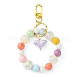 Брелки-брелки с подвесками из смолы и акрила KEYC-JKC00496