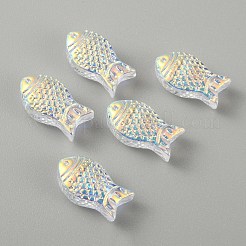 Бусины рыбки ручной работы лэмпворк LAMP-CJC0001-03