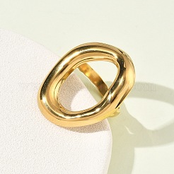 Регулируемые манжеты из нержавеющей стали 304 с открытыми кольцами для женщин RJEW-Z122-03G-03