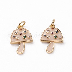 Латунные подвески из микро-паве KK-C100-09G