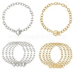 Браслеты-цепочки из нержавеющей стали 304&nbsp;BJEW-YW00017-01