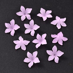 Полупрозрачные акриловые бусины&nbsp;FACR-5335-6