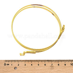 Браслеты-манжеты из сплава на плечо для женщин&nbsp;LS-BJEW-U037-01B-G