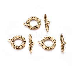 Застежки тоггл в тибетском стиле &nbsp;LS-GLF11359Y-NF