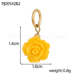 12 шт. подвески из нержавеющей стали 304 и смолы&nbsp;STAS-OY009-84G