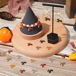 50шт 5 цвета сплава эмалевые подвески ENAM-SC0004-07