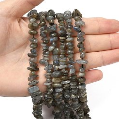 Природные лабрадорита бисер нитей G-I225-15A