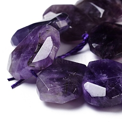 Природный аметист нитей бисера G-I283-B01