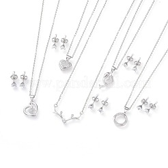 Комплекты украшений из нержавеющей стали 304 SJEW-F211-04-P