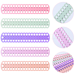 5шт. 5-х цветный пластиковый держатель ниток для вышивки крестом&nbsp;SENE-CY0001-06