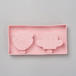 Пищевые силиконовые Молды для льда&nbsp;AJEW-D039-19