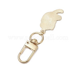 2 шт. 2-х цветные эмалевые подвесные украшения из кошачьего сплава HJEW-JM02696