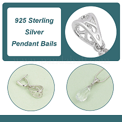 2 шт. серебряные подвески STER-BC0002-55A