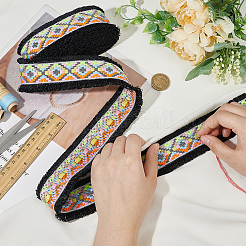 Жаккардовая лента из полиэстера&nbsp;OCOR-WH0085-77C