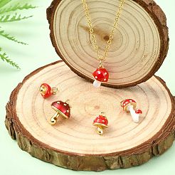 5шт 5 стиля латунные эмалевые подвески&nbsp;KK-CJ0003-93