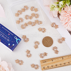 Подвески со стразами из сплава ALRI-SC0001-28