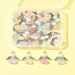 30шт. подвеска-ангел из акрила и стекла PALLOY-FZ00016