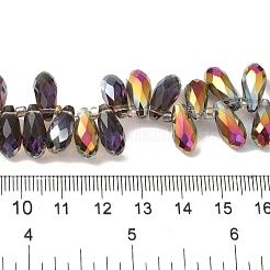 Стеклянные бусины с гальваническим покрытием &nbsp;EGLA-B006-01A-FR05