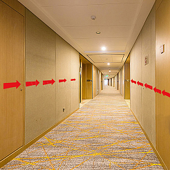 ПВХ самоклеющиеся наклейки со стрелками&nbsp;DIY-CP0013-44B