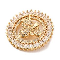 Латунные микро проложить кубического циркония подвески&nbsp;KK-U076-14G-B