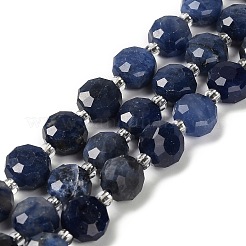 Природный содалит бисер нитей G-B153-B11