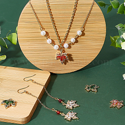 6 шт. 3 цвета латунные подвески с микропаве и кубическим цирконием&nbsp;KK-BC0010-52