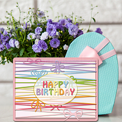 Углеродистая сталь разрезает трафареты DIY-WH0309-1836