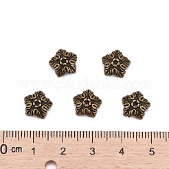 Крышки для бусин тибетского стиля TIBEB-A24621-AB-FF