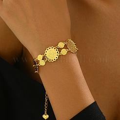 Браслеты из латунных монет для женщин&nbsp;KS5406