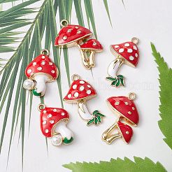 6 шт. 3 стильных осенних подвески из экологически чистого сплава с эмалью&nbsp;ENAM-YW0003-34