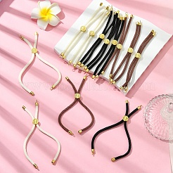 12 шт. 3 цвета нейлоновых шнуров для изготовления браслетов AJEW-YW0001-40C