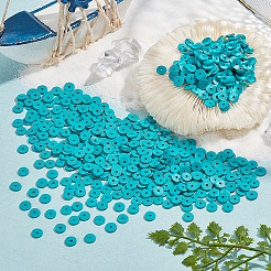 10 нить плоских круглых бусин из полимерной глины ручной работы&nbsp;CLAY-PH0001-44S