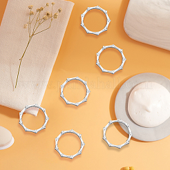 6 шт. Кольца для салфеток из сплава&nbsp;AJEW-CP0009-05S