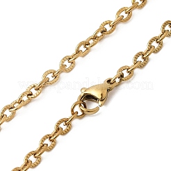 Ожерелья из нержавеющей стали 304 с цепочкой из троса&nbsp;STAS-O053-33G