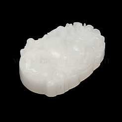 Резные подвески из натурального белого нефрита&nbsp;LS-G-S384-01G