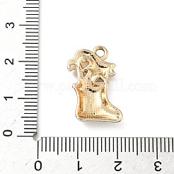 Подвески из сплава со стразами на рождественскую тематику PALLOY-P313-02D-G