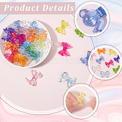 100 шт. Прозрачные акриловые бусины&nbsp;TACR-SP0001-20