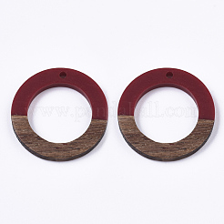 Подвески из смолы и ореха RESI-S358-04