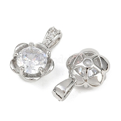 Латунные микро проложить кубического циркония подвески&nbsp;KK-F906-01P