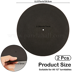 Фетровые подушечки для компакт-дисков&nbsp;AJEW-WH20060-51A