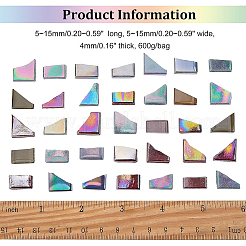 600 г нерегулярные стеклянные кабошоны DIY-BC0005-93